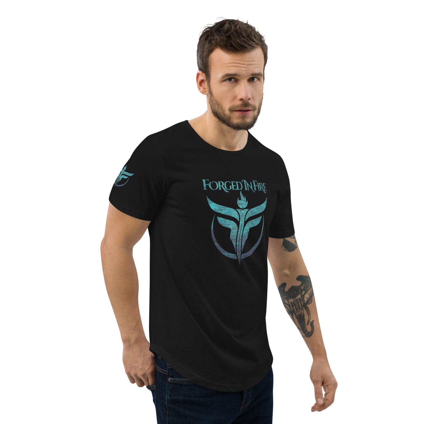 FiF Men's Curved Hem T-Shirt