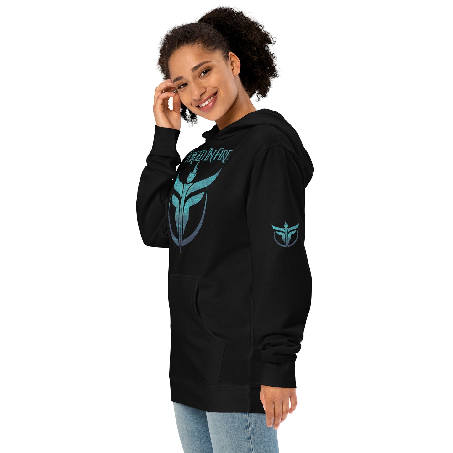 Logo Unisex midweight hoodie